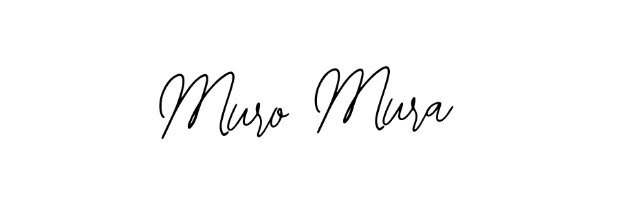 Use a signature maker to create a handwritten signature online. With this signature software, you can design (Bearetta-2O07w) your own signature for name Muro Mura. Muro Mura signature style 12 images and pictures png