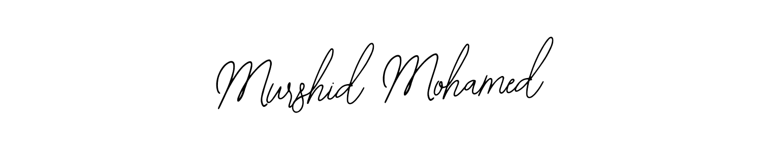 Make a beautiful signature design for name Murshid Mohamed. With this signature (Bearetta-2O07w) style, you can create a handwritten signature for free. Murshid Mohamed signature style 12 images and pictures png