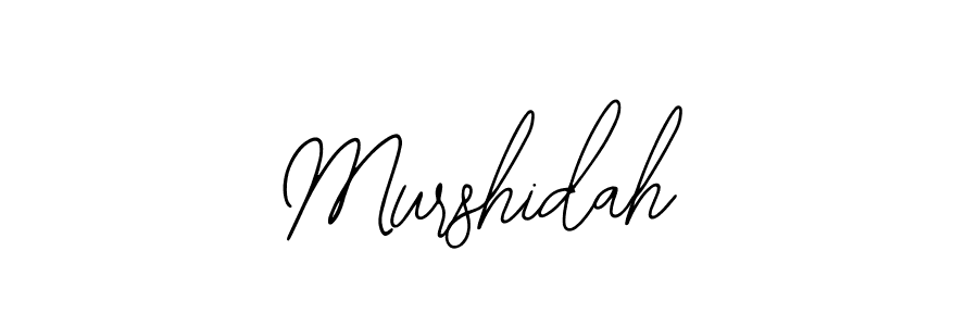 Use a signature maker to create a handwritten signature online. With this signature software, you can design (Bearetta-2O07w) your own signature for name Murshidah. Murshidah signature style 12 images and pictures png