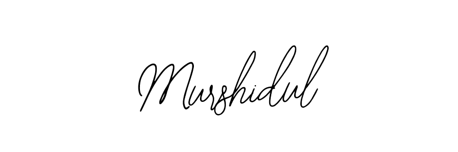 Design your own signature with our free online signature maker. With this signature software, you can create a handwritten (Bearetta-2O07w) signature for name Murshidul. Murshidul signature style 12 images and pictures png