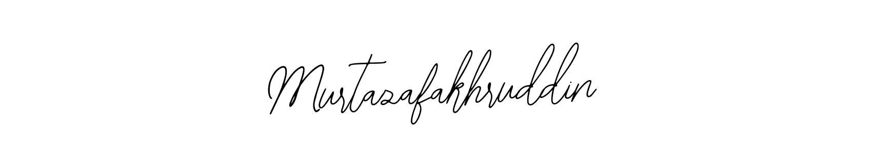 How to make Murtazafakhruddin name signature. Use Bearetta-2O07w style for creating short signs online. This is the latest handwritten sign. Murtazafakhruddin signature style 12 images and pictures png