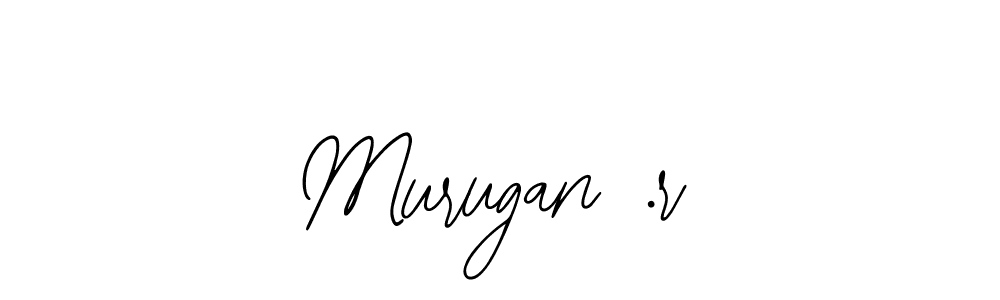 The best way (Bearetta-2O07w) to make a short signature is to pick only two or three words in your name. The name Murugan .r include a total of six letters. For converting this name. Murugan .r signature style 12 images and pictures png