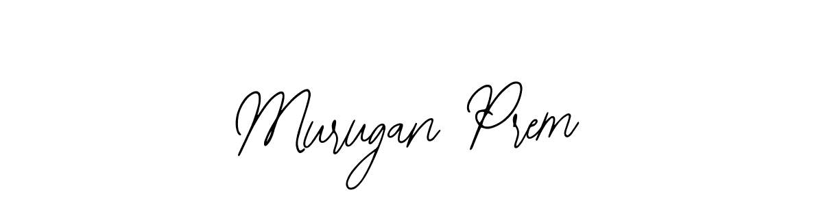 How to make Murugan Prem name signature. Use Bearetta-2O07w style for creating short signs online. This is the latest handwritten sign. Murugan Prem signature style 12 images and pictures png