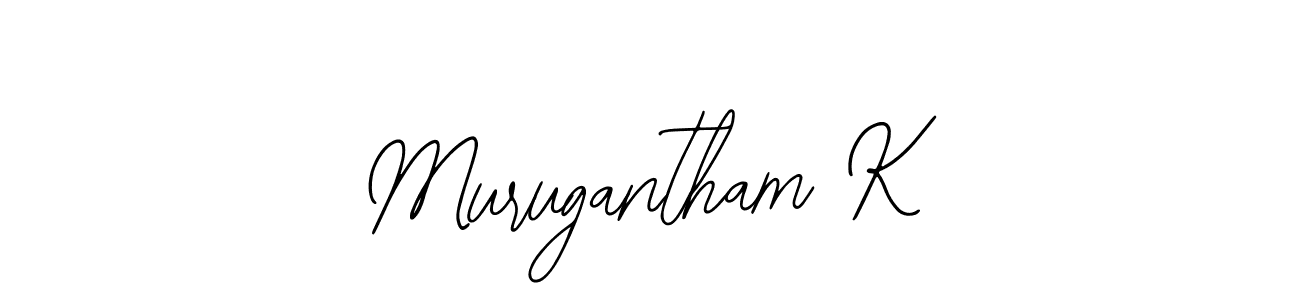if you are searching for the best signature style for your name Murugantham K. so please give up your signature search. here we have designed multiple signature styles  using Bearetta-2O07w. Murugantham K signature style 12 images and pictures png