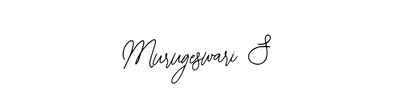 How to make Murugeswari S name signature. Use Bearetta-2O07w style for creating short signs online. This is the latest handwritten sign. Murugeswari S signature style 12 images and pictures png