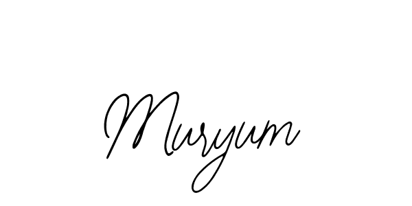 Muryum stylish signature style. Best Handwritten Sign (Bearetta-2O07w) for my name. Handwritten Signature Collection Ideas for my name Muryum. Muryum signature style 12 images and pictures png