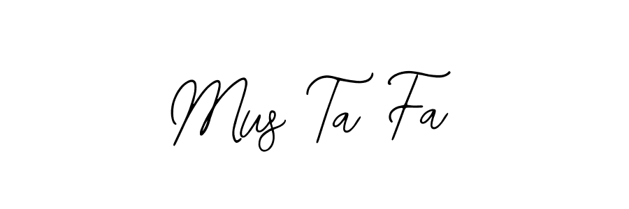 Mus Ta Fa stylish signature style. Best Handwritten Sign (Bearetta-2O07w) for my name. Handwritten Signature Collection Ideas for my name Mus Ta Fa. Mus Ta Fa signature style 12 images and pictures png