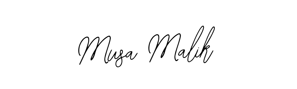 Also we have Musa Malik name is the best signature style. Create professional handwritten signature collection using Bearetta-2O07w autograph style. Musa Malik signature style 12 images and pictures png