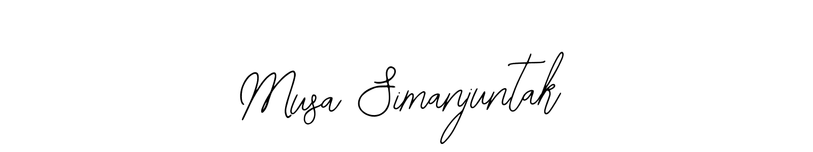 Musa Simanjuntak stylish signature style. Best Handwritten Sign (Bearetta-2O07w) for my name. Handwritten Signature Collection Ideas for my name Musa Simanjuntak. Musa Simanjuntak signature style 12 images and pictures png