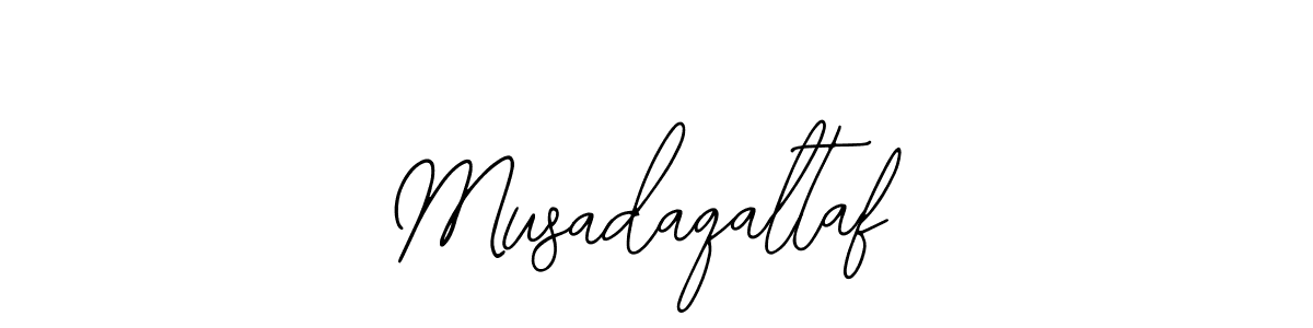 Similarly Bearetta-2O07w is the best handwritten signature design. Signature creator online .You can use it as an online autograph creator for name Musadaqaltaf. Musadaqaltaf signature style 12 images and pictures png