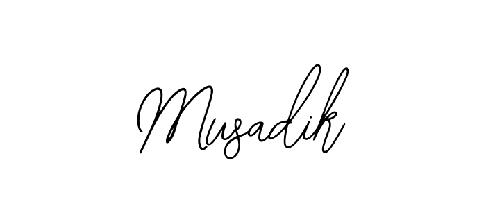 The best way (Bearetta-2O07w) to make a short signature is to pick only two or three words in your name. The name Musadik include a total of six letters. For converting this name. Musadik signature style 12 images and pictures png