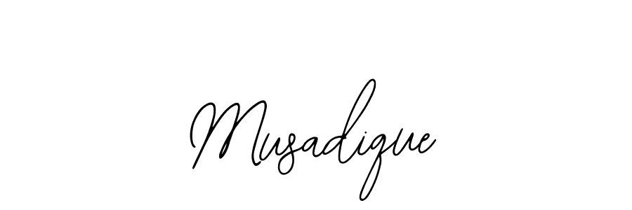 Bearetta-2O07w is a professional signature style that is perfect for those who want to add a touch of class to their signature. It is also a great choice for those who want to make their signature more unique. Get Musadique name to fancy signature for free. Musadique signature style 12 images and pictures png