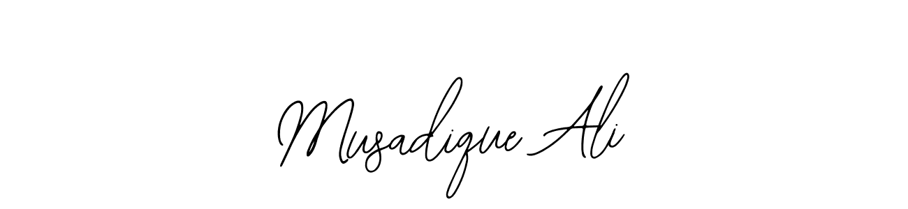 Also You can easily find your signature by using the search form. We will create Musadique Ali name handwritten signature images for you free of cost using Bearetta-2O07w sign style. Musadique Ali signature style 12 images and pictures png