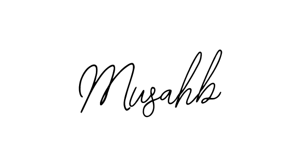 How to make Musahb signature? Bearetta-2O07w is a professional autograph style. Create handwritten signature for Musahb name. Musahb signature style 12 images and pictures png