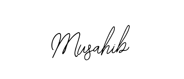 Use a signature maker to create a handwritten signature online. With this signature software, you can design (Bearetta-2O07w) your own signature for name Musahib. Musahib signature style 12 images and pictures png
