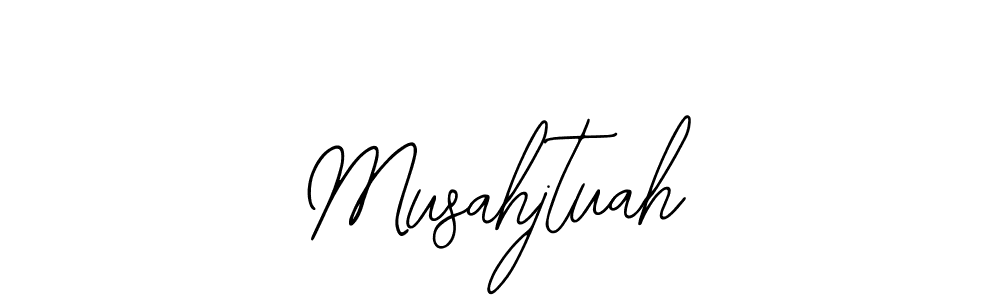 Musahjtuah stylish signature style. Best Handwritten Sign (Bearetta-2O07w) for my name. Handwritten Signature Collection Ideas for my name Musahjtuah. Musahjtuah signature style 12 images and pictures png