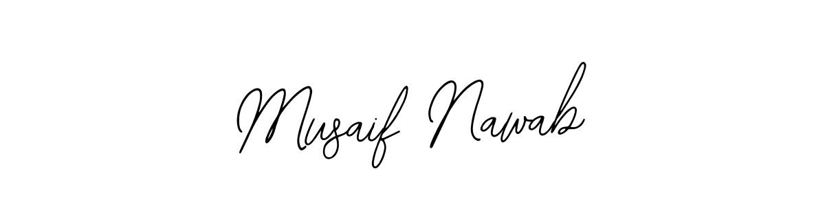 How to make Musaif Nawab signature? Bearetta-2O07w is a professional autograph style. Create handwritten signature for Musaif Nawab name. Musaif Nawab signature style 12 images and pictures png