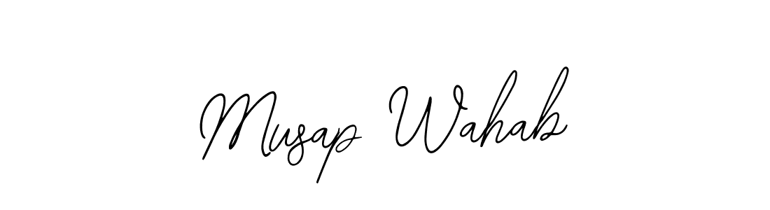 It looks lik you need a new signature style for name Musap Wahab. Design unique handwritten (Bearetta-2O07w) signature with our free signature maker in just a few clicks. Musap Wahab signature style 12 images and pictures png