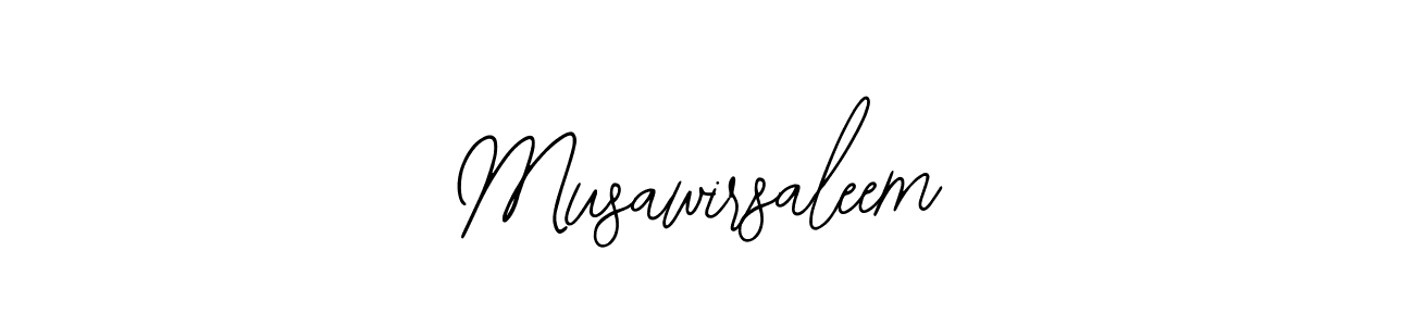 Similarly Bearetta-2O07w is the best handwritten signature design. Signature creator online .You can use it as an online autograph creator for name Musawirsaleem. Musawirsaleem signature style 12 images and pictures png
