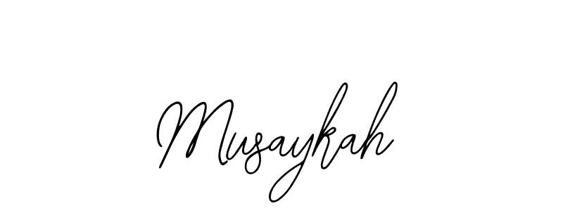 How to Draw Musaykah signature style? Bearetta-2O07w is a latest design signature styles for name Musaykah. Musaykah signature style 12 images and pictures png