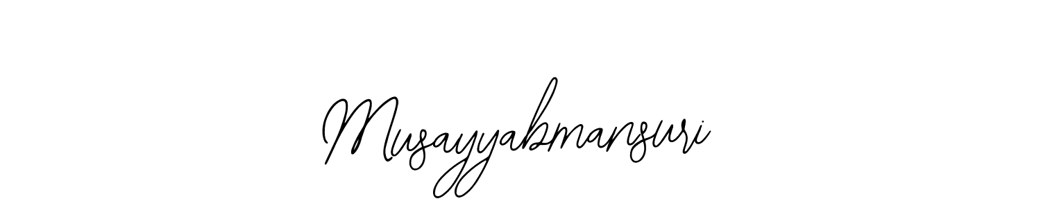 Make a beautiful signature design for name Musayyabmansuri. Use this online signature maker to create a handwritten signature for free. Musayyabmansuri signature style 12 images and pictures png