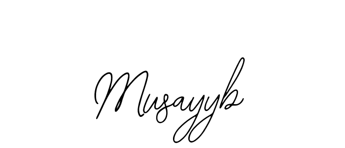 Create a beautiful signature design for name Musayyb. With this signature (Bearetta-2O07w) fonts, you can make a handwritten signature for free. Musayyb signature style 12 images and pictures png