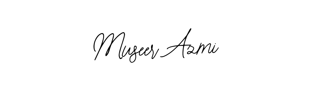 The best way (Bearetta-2O07w) to make a short signature is to pick only two or three words in your name. The name Museer Azmi include a total of six letters. For converting this name. Museer Azmi signature style 12 images and pictures png