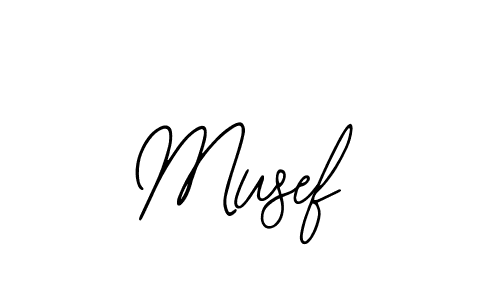 How to make Musef name signature. Use Bearetta-2O07w style for creating short signs online. This is the latest handwritten sign. Musef signature style 12 images and pictures png