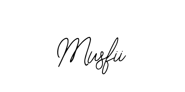 How to make Musfii name signature. Use Bearetta-2O07w style for creating short signs online. This is the latest handwritten sign. Musfii signature style 12 images and pictures png