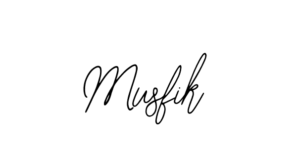 How to make Musfik name signature. Use Bearetta-2O07w style for creating short signs online. This is the latest handwritten sign. Musfik signature style 12 images and pictures png