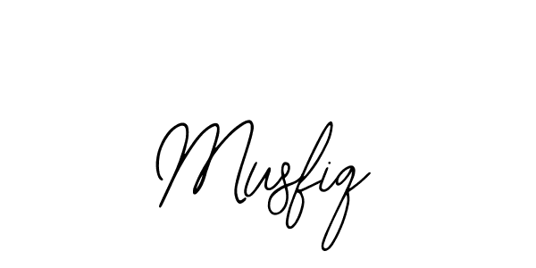 How to make Musfiq name signature. Use Bearetta-2O07w style for creating short signs online. This is the latest handwritten sign. Musfiq signature style 12 images and pictures png