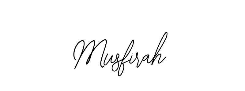 Similarly Bearetta-2O07w is the best handwritten signature design. Signature creator online .You can use it as an online autograph creator for name Musfirah. Musfirah signature style 12 images and pictures png