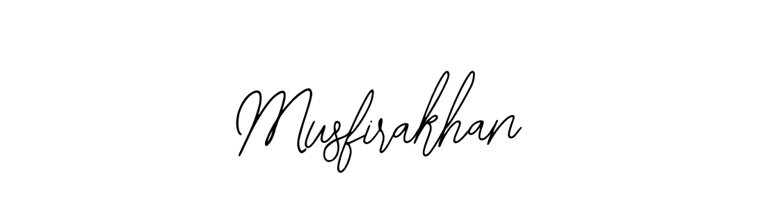 Similarly Bearetta-2O07w is the best handwritten signature design. Signature creator online .You can use it as an online autograph creator for name Musfirakhan. Musfirakhan signature style 12 images and pictures png