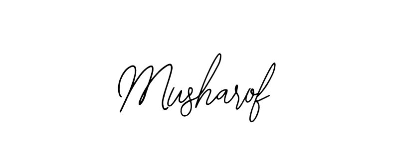 Create a beautiful signature design for name Musharof. With this signature (Bearetta-2O07w) fonts, you can make a handwritten signature for free. Musharof signature style 12 images and pictures png