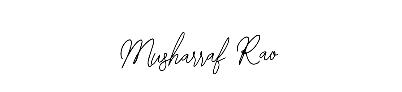 How to Draw Musharraf Rao signature style? Bearetta-2O07w is a latest design signature styles for name Musharraf Rao. Musharraf Rao signature style 12 images and pictures png