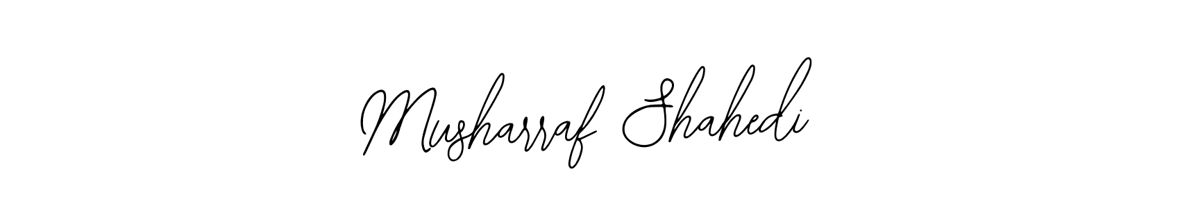 Make a beautiful signature design for name Musharraf Shahedi. Use this online signature maker to create a handwritten signature for free. Musharraf Shahedi signature style 12 images and pictures png