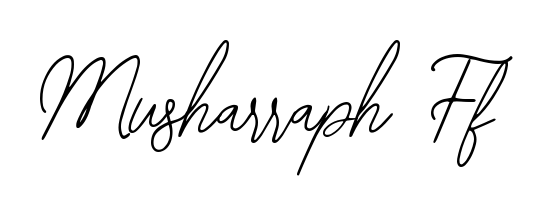 Make a beautiful signature design for name Musharraph Ff. With this signature (Bearetta-2O07w) style, you can create a handwritten signature for free. Musharraph Ff signature style 12 images and pictures png