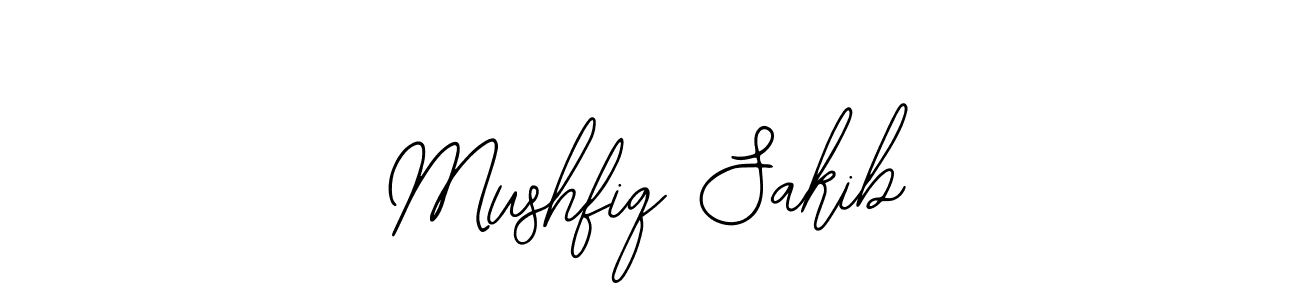 Also we have Mushfiq Sakib name is the best signature style. Create professional handwritten signature collection using Bearetta-2O07w autograph style. Mushfiq Sakib signature style 12 images and pictures png