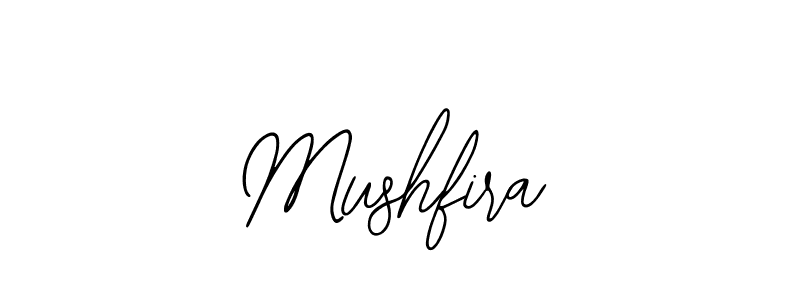 Design your own signature with our free online signature maker. With this signature software, you can create a handwritten (Bearetta-2O07w) signature for name Mushfira. Mushfira signature style 12 images and pictures png