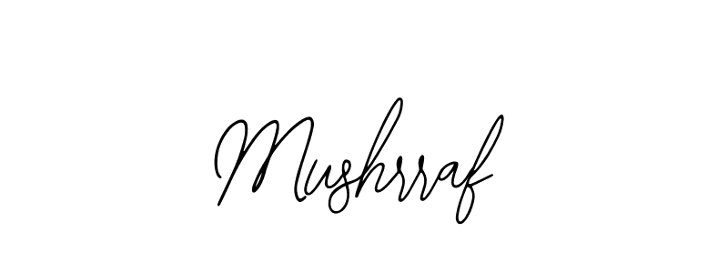 Make a beautiful signature design for name Mushrraf. With this signature (Bearetta-2O07w) style, you can create a handwritten signature for free. Mushrraf signature style 12 images and pictures png