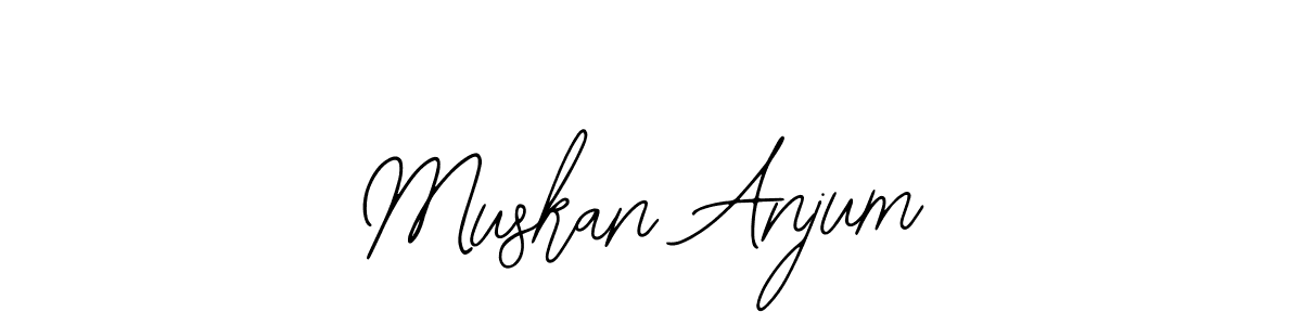 You should practise on your own different ways (Bearetta-2O07w) to write your name (Muskan Anjum) in signature. don't let someone else do it for you. Muskan Anjum signature style 12 images and pictures png