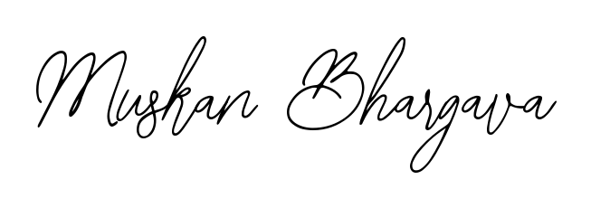 The Bearetta-2O07w font gives name Muskan Bhargava a signature that looks effortless yet distinguished. Download high-res PNG instantly. Muskan Bhargava signature style 12 images and pictures png