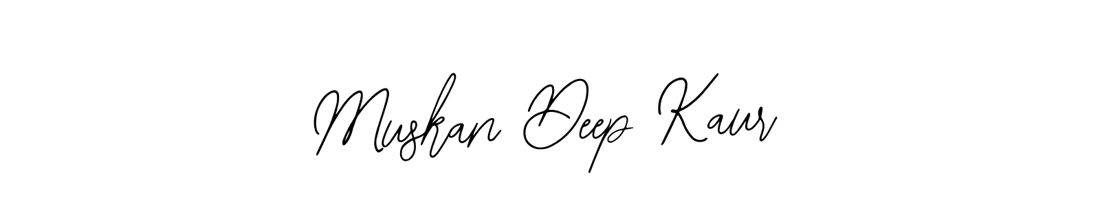 Muskan Deep Kaur stylish signature style. Best Handwritten Sign (Bearetta-2O07w) for my name. Handwritten Signature Collection Ideas for my name Muskan Deep Kaur. Muskan Deep Kaur signature style 12 images and pictures png