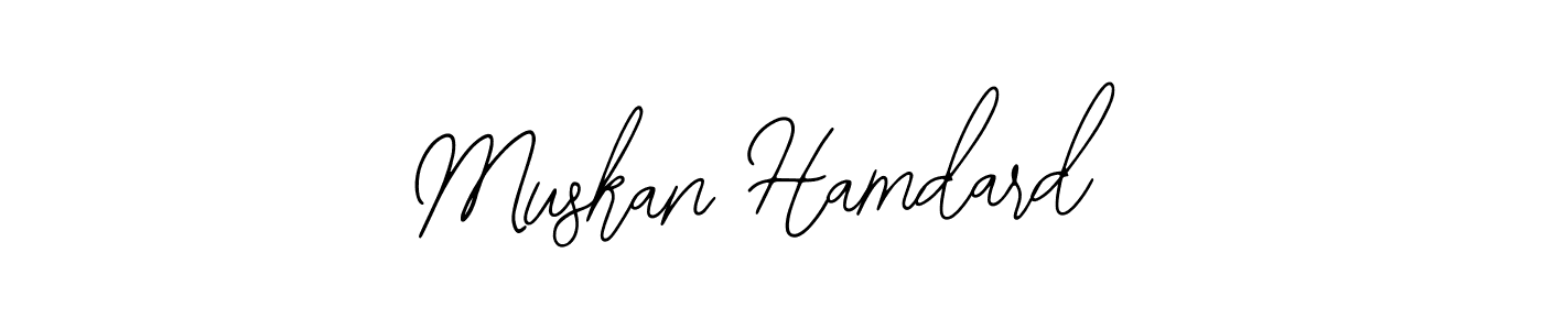 Make a short Muskan Hamdard signature style. Manage your documents anywhere anytime using Bearetta-2O07w. Create and add eSignatures, submit forms, share and send files easily. Muskan Hamdard signature style 12 images and pictures png