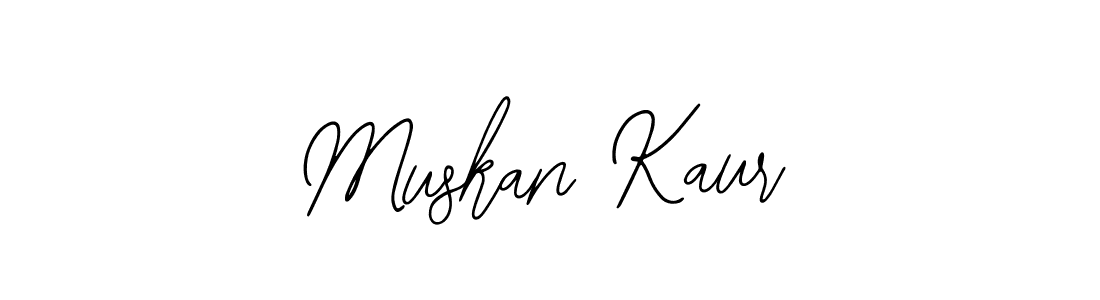 Also we have Muskan Kaur name is the best signature style. Create professional handwritten signature collection using Bearetta-2O07w autograph style. Muskan Kaur signature style 12 images and pictures png