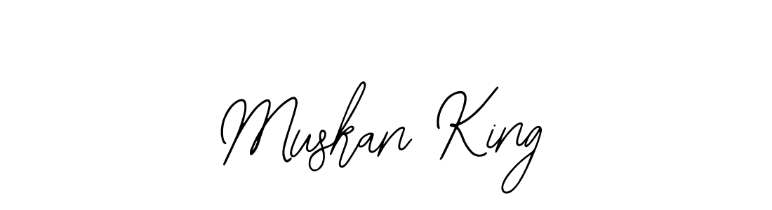 Also we have Muskan King name is the best signature style. Create professional handwritten signature collection using Bearetta-2O07w autograph style. Muskan King signature style 12 images and pictures png