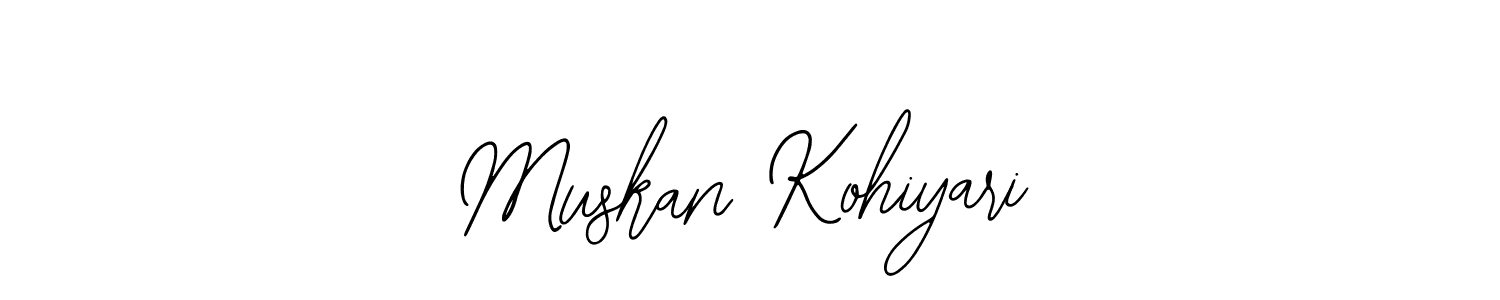 How to make Muskan Kohiyari signature? Bearetta-2O07w is a professional autograph style. Create handwritten signature for Muskan Kohiyari name. Muskan Kohiyari signature style 12 images and pictures png