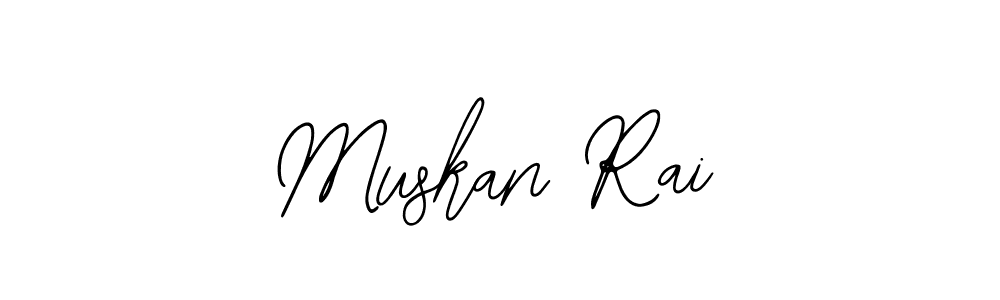 Design your own signature with our free online signature maker. With this signature software, you can create a handwritten (Bearetta-2O07w) signature for name Muskan Rai. Muskan Rai signature style 12 images and pictures png