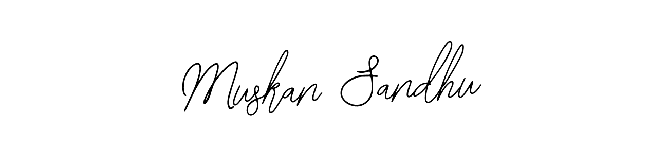 Muskan Sandhu stylish signature style. Best Handwritten Sign (Bearetta-2O07w) for my name. Handwritten Signature Collection Ideas for my name Muskan Sandhu. Muskan Sandhu signature style 12 images and pictures png