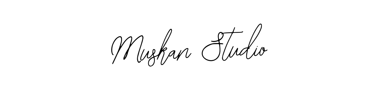 Muskan Studio stylish signature style. Best Handwritten Sign (Bearetta-2O07w) for my name. Handwritten Signature Collection Ideas for my name Muskan Studio. Muskan Studio signature style 12 images and pictures png